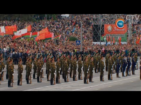 Парад в Минске 3 июля 2017. Видеоверсия