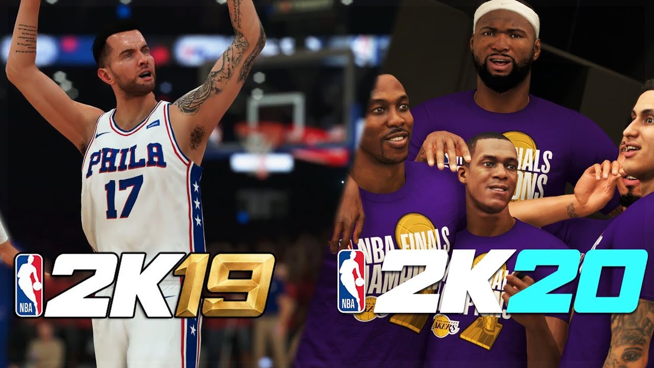 Nba 2k20 Vs Nba 2k19 Finals Ring Ceremony Celebration Comparison New