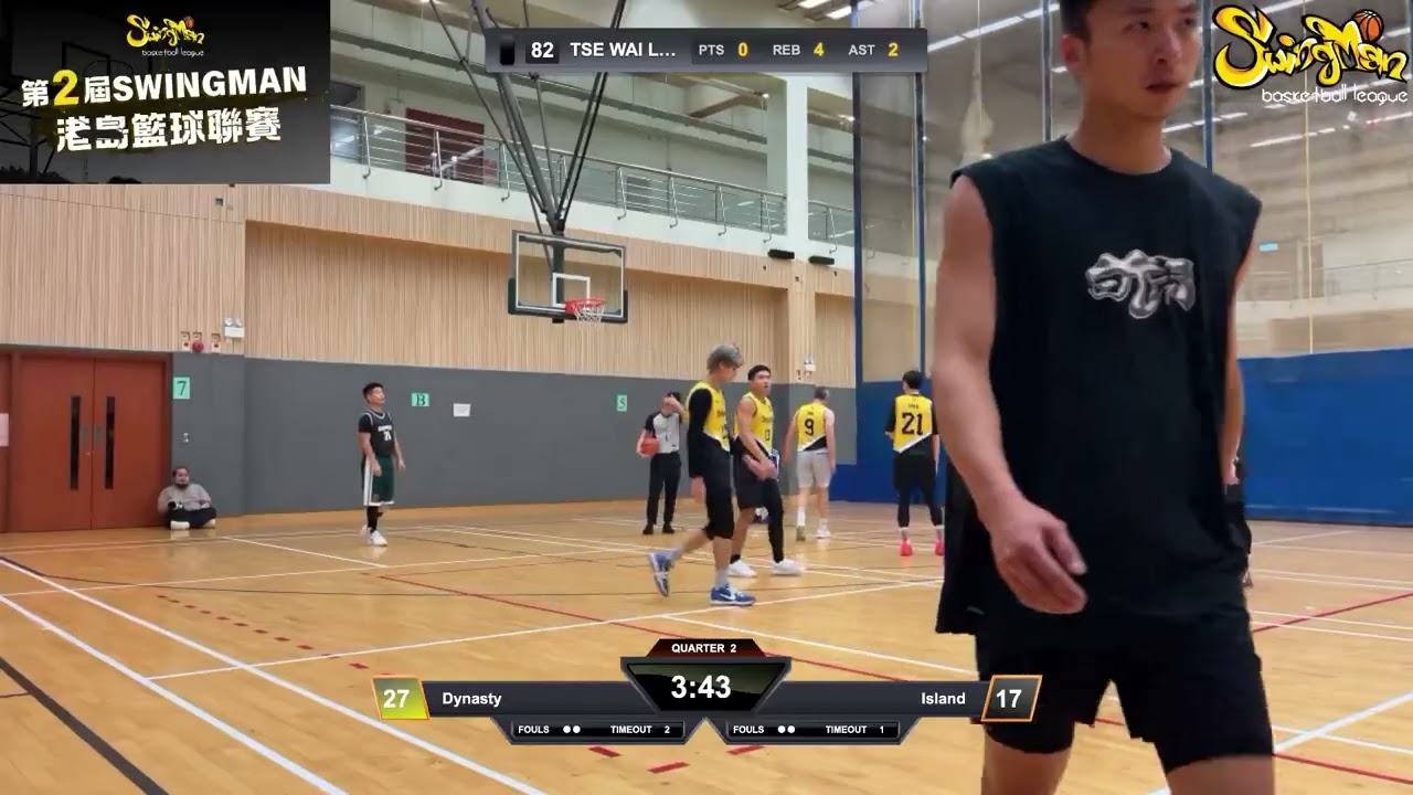 港島籃球聯賽 2026-03-02 士美非路體育館 季後賽 Dynasty VS Island Q2