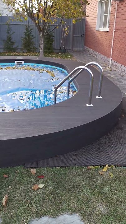 Террасная доска под бассейн #стройка #дача #дпк #ремонт # ...
