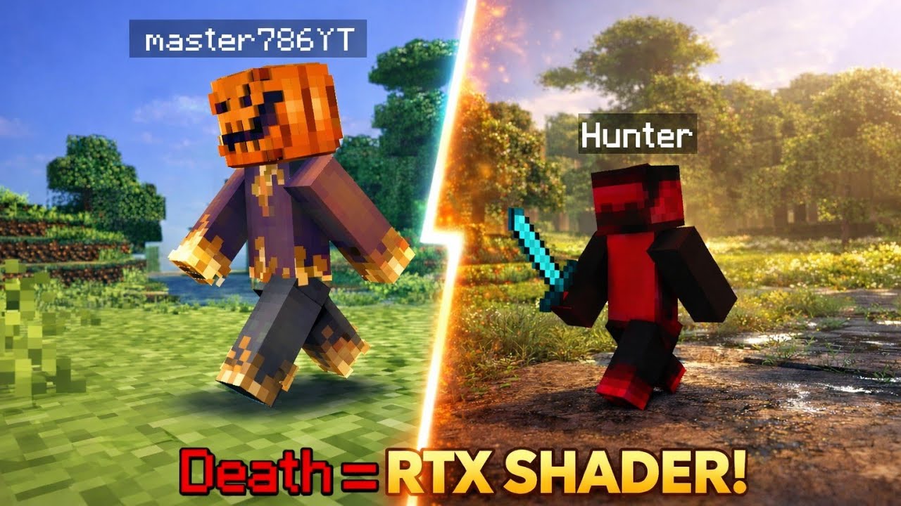 Minecraft But If I Die, the World Gets Realistic (but it's Manhunt)