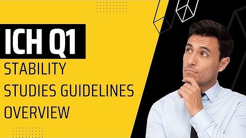 ICH Q1: Stability studies guideline || USFDA Stability studies💊 #education
