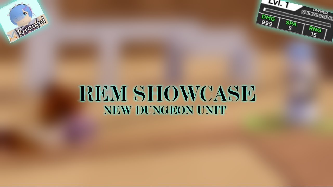All Star Tower Defense || Rem Showcase