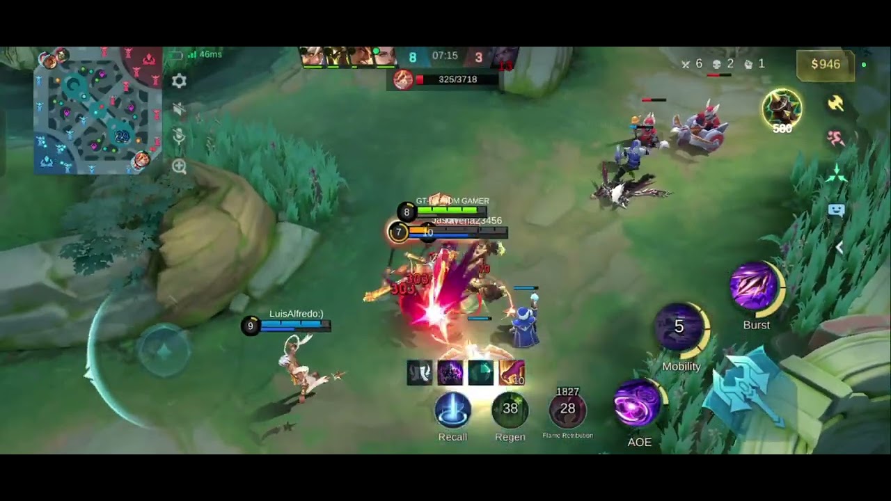 Mobalagend 5v5 daryto skill fighter 😱😱🥰 please subscribe 🙏🙏 20kiil