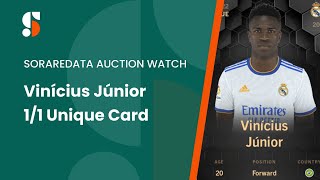 Sorare Auction Watch: Vinícius Júnior Unique