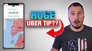 I Was Tipped $1946 Driving Uber!?!? Uber's Ultimate "Tip Bait"