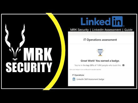 LinkedIn IT Operations Assessment Answer 2023 Passed Guide - How to Get a Verified Skills Badge.