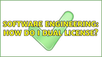 Software Engineering: How do I dual license?