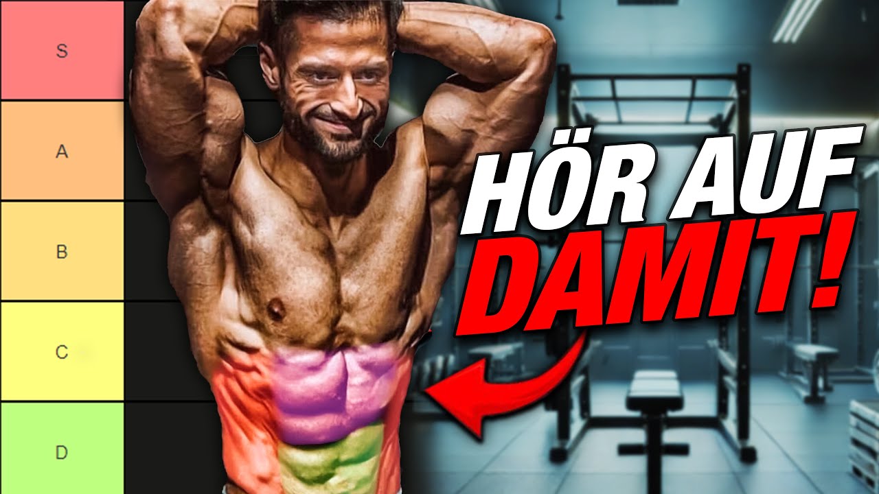 Die BESTEN Bauch Übungen! (für optimalen Muskelaufbau)