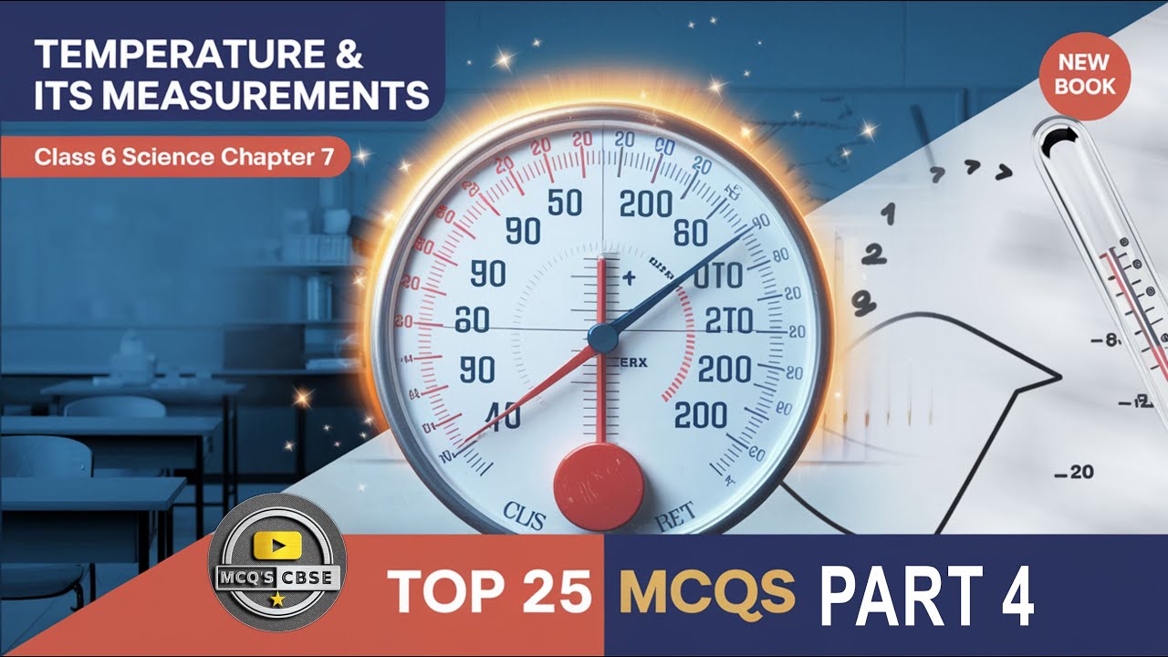 MCQ-4 CLASS 6 SCIENCE CHAPTER 7 TEMPERATURE AND ITS MEASUREMENTS - YouTube
