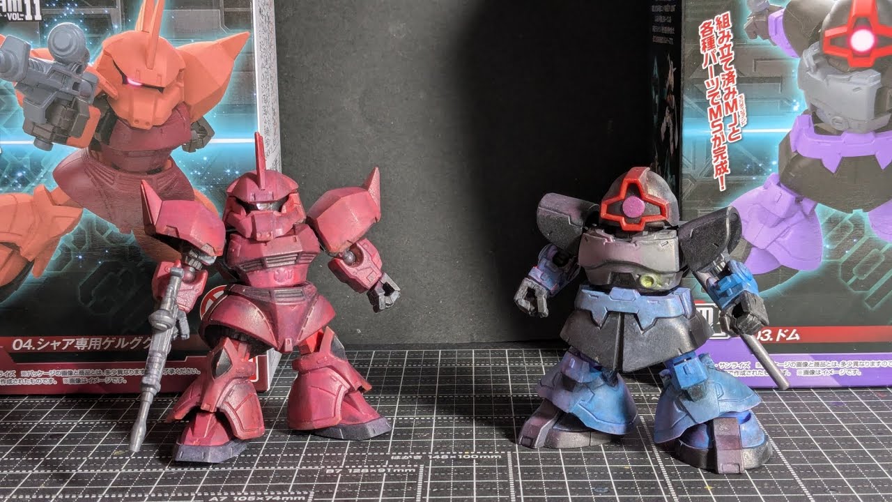 Candy Toy Painting [Mobility Joint 11 Gelgoog Dom] - YouTube