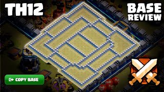 Best TH12 War/CWL Base Link – Unbreakable Anti 3-Star Town Hall 12 Layout After the August Update!