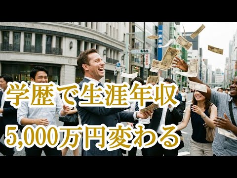 【格差5000万円】高卒と大卒で生涯年収はなぜこれほど違う？