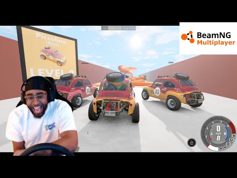 LEVEL 2 WAS WAY TOO STRESSFUL lmaooo | BeamNG.Drive Obstacle Course Pt.2