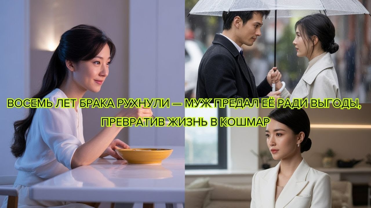 Восемь лет брака рухнули — муж предал её ради выгоды, превратив жизнь в кошмар #китайскийсериал