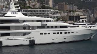 Motor Yacht GRACE leaving Monaco (video #4)