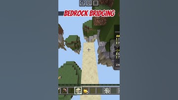 Java Bridging Vs Bedrock Bridging #shorts #bedrock