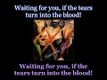 X Japan - Vanishing Love - Lyrics / English translation (Nwobhm)