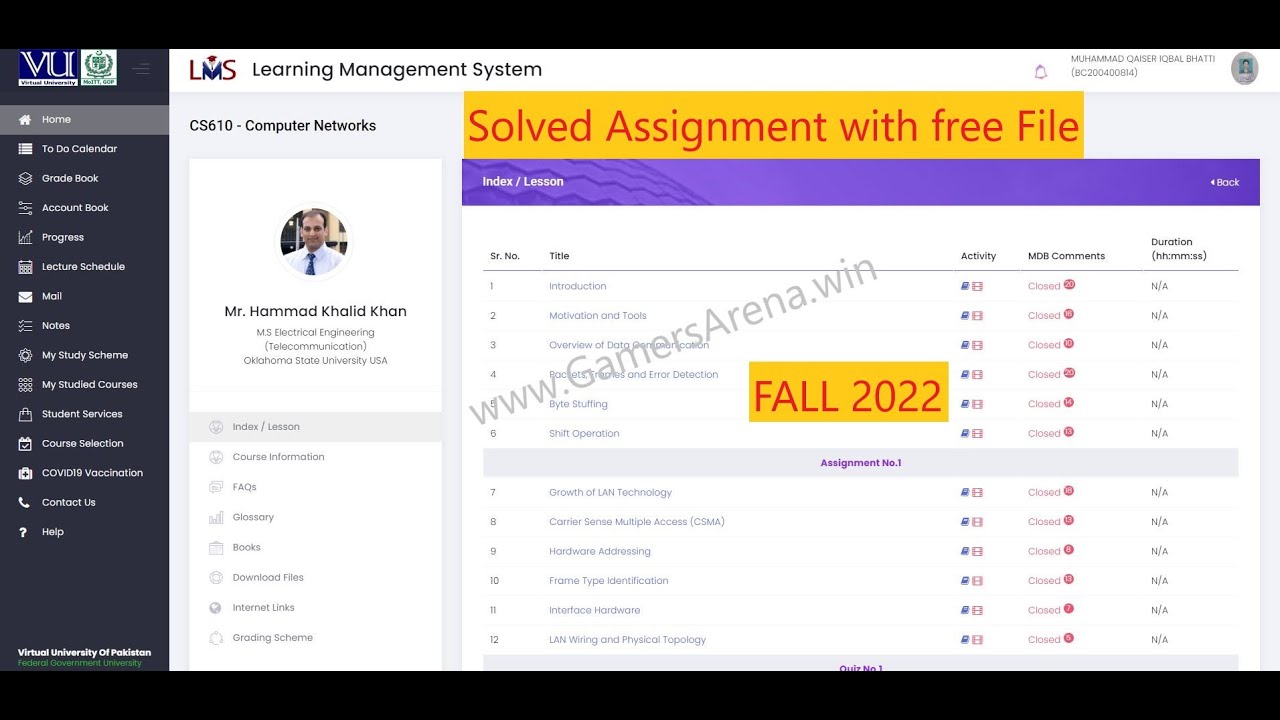 CS610 Assignment 1 Fall 2022 Solution with free Solved File | No Time ...