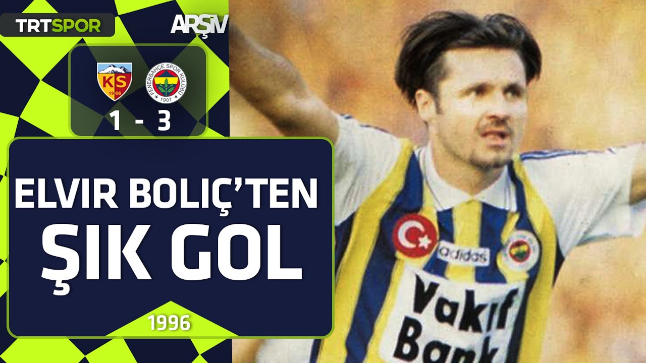 Kayserispor - Fenerbahçe:1-3 (1995-96 sezonu) Boliç'ten şık gol