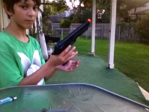 Beretta airsoft test shots