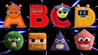 ABC Song for Toddlers 🎵 Learn A to Z Cute Velvet Monster Alphabet Characters & Shape Characters