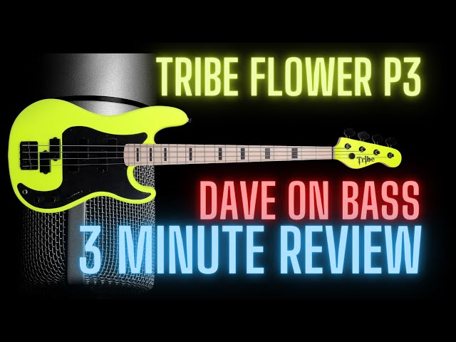 3 Minute Review - Tribe Flower P3 4 String Bass - YouTube