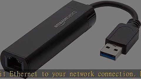 Amazon Basics USB 3.0 to 10/100/1000 Gigabit Ethernet Internet Adapter