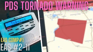 (RARE ALERTS) EAS Comp 1: PDS TORNADO WARNING in Colorado | NOAA Weather Radio (6/22/23)