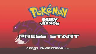 Pkmn Ruby Title Screen
