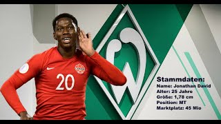 Werder Bremen sichert sich ablösefreien torgefährlichen Stürmer "Jonathan David" von Losc Lille