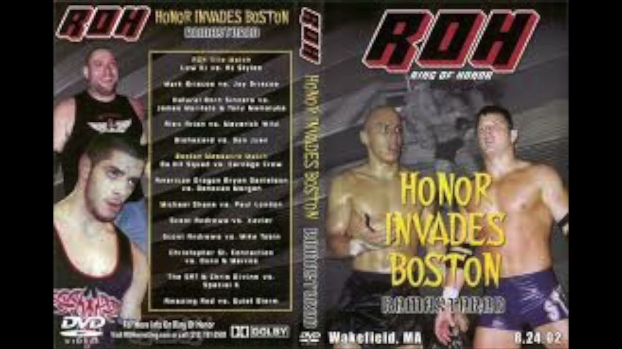 スポーツ・フィットネス ROH Honor Invades Boston 2002 DVD ROH Classics Honor Invades Boston Review (First ROH Title