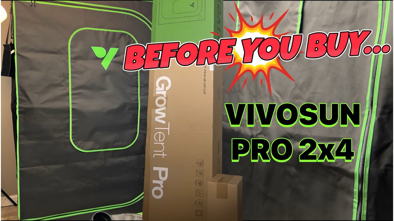 Прежде чем купить гроубокс размером 2x4 фута… Посмотрите этот тест VIVOSUN PRO.