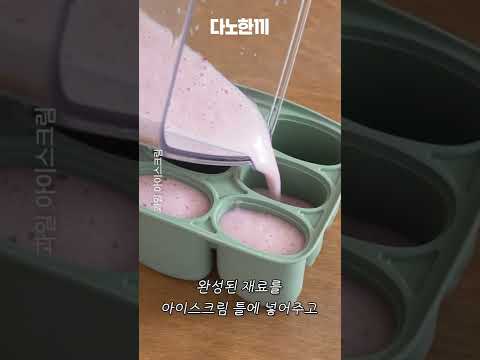 1000kcal 빙수 대신 상큼한 수제 과일 아이스크림🍒🧁