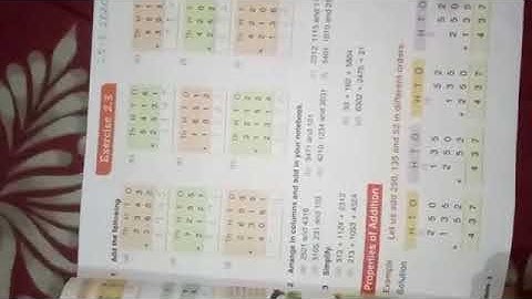 Arrange in column and add | Class 4 | Maths for kids|