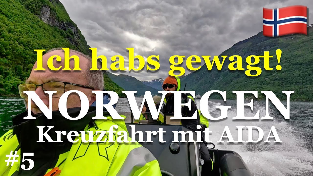 Geirangerfjord: RIB Tour - Norwegen Kreuzfahrt #5