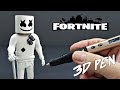 Making Marshmello - Fortnite - 3D pen