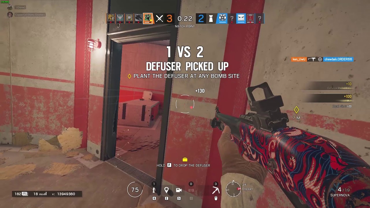 Tom Clancy's Rainbow Six Siege 4 vs 1 - YouTube