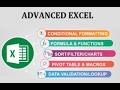 Advanced Excel Live Class - Sujeet Sir Class in Hi