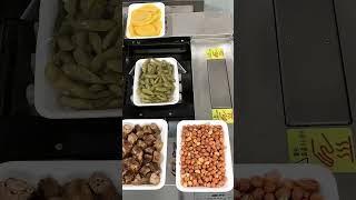 Cling Film Packaging Machine With Processing Food.