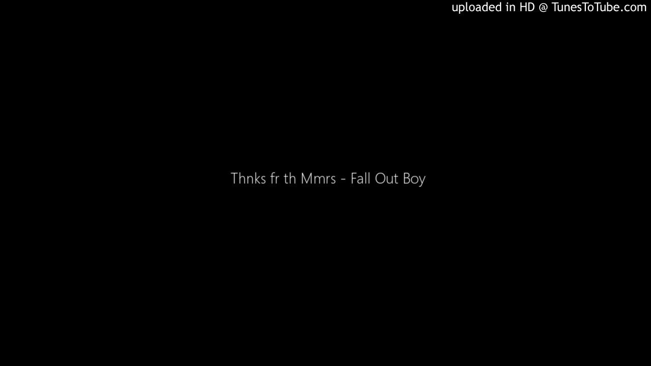 Thnks fr th Mmrs - Fall Out Boy 432Hz