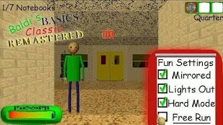 Baldis Basics Clic Remastered Android Port Demo Style - All Fun Settings Episode5