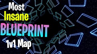 The Most Insane *Blueprint* 1v1 Map in Fortnite! (High Fps/ No Lag)