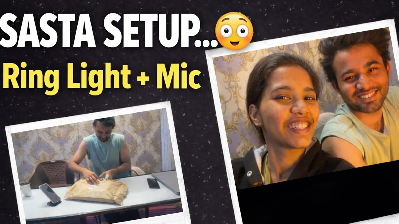  mera naya Ring Light + Mic setup😍 Is video me maine diya hai pura honest review—lena chahiye ye nhi