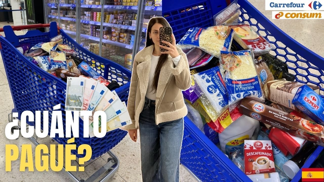 ¿CUÁNTO CUESTA HACER LA COMPRA EN ESPAÑA EN 2026? 🛒🇪🇸