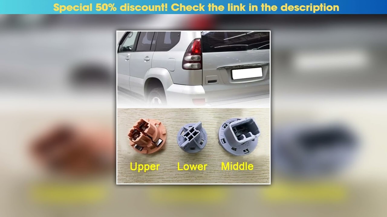 Discount Rear Tail Light Brake Stop Reversing Turn Signal Lamp Socket Plug 8156560620 For Toyota La