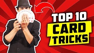 WOW! TOP 10 BEST Card Tricks That You Can Do!