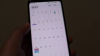 Samsung Galaxy S8: How to Show / Hide Weather Forecast in Calendar screenshot 3