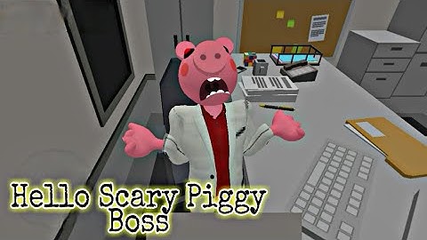 Hello Scary Piggy Boss : Horror Escape Roblox Games - Full GamePlay Walkthrough  (Android,iOS)