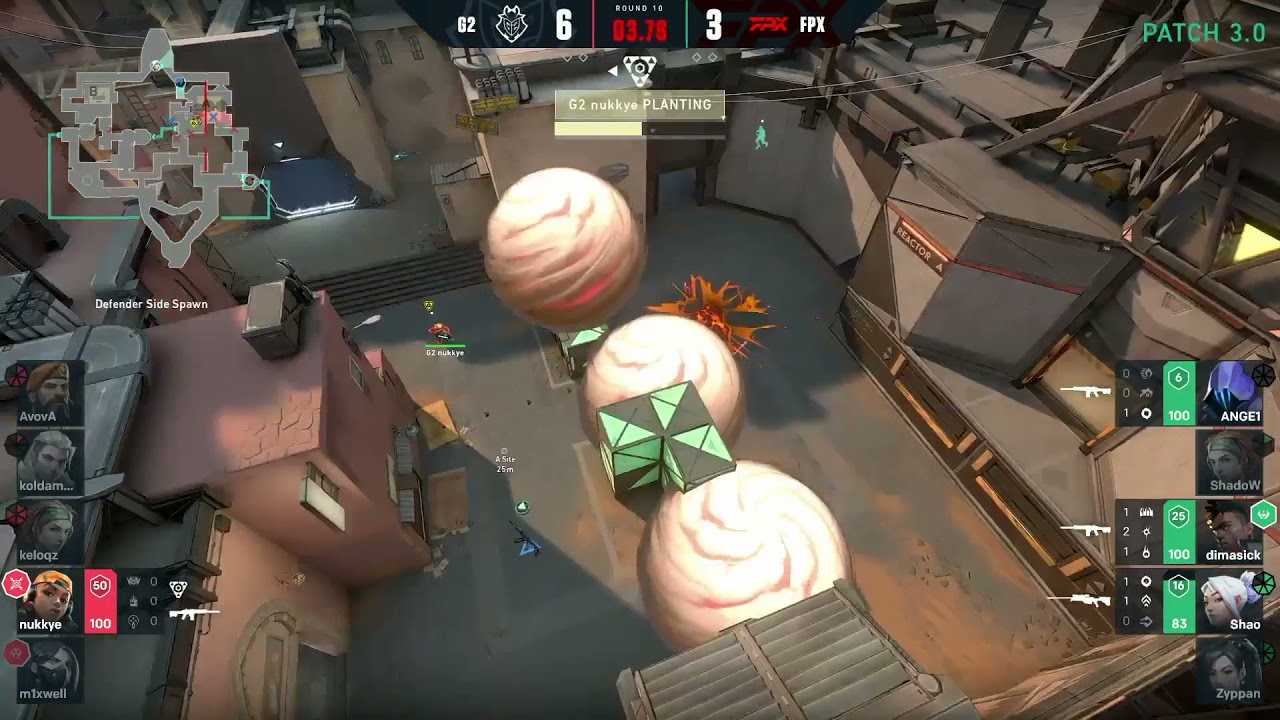 G2 NUKKYE'S INCREDIBLE ACE IN VALORANT TOURNAMENT - G2 VS FPX